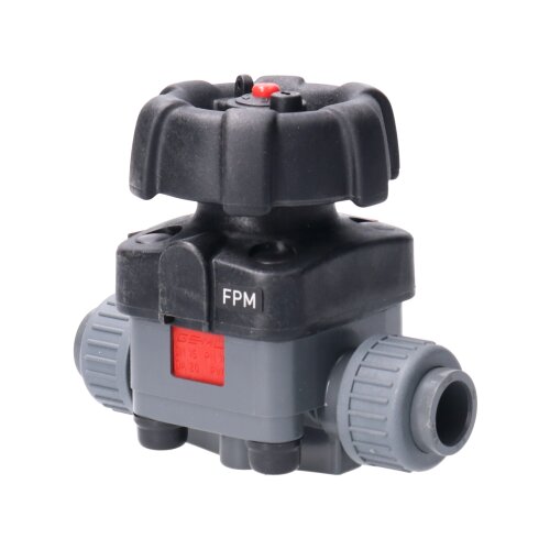 Gem&uuml; 677 15D 7 1 40 Kunststoff Membranventil  Plastic Diaphragm Valve