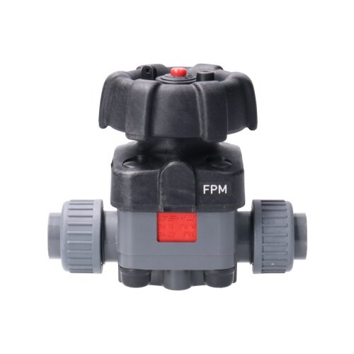 Gem&uuml; 677 15D 7 1 40 Kunststoff Membranventil  Plastic Diaphragm Valve