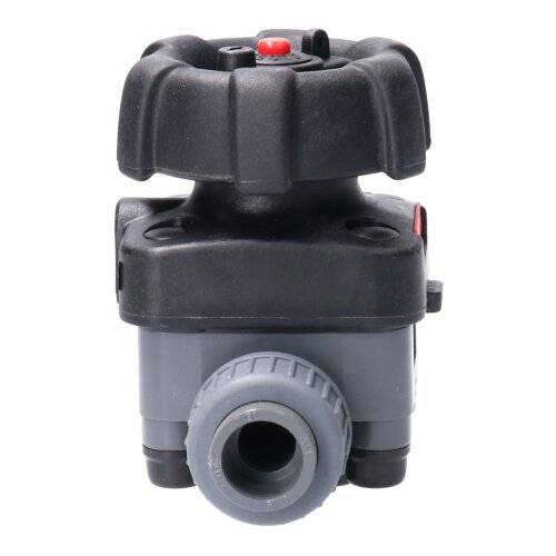Gem&uuml; 677 15D 7 1 40 Kunststoff Membranventil  Plastic Diaphragm Valve
