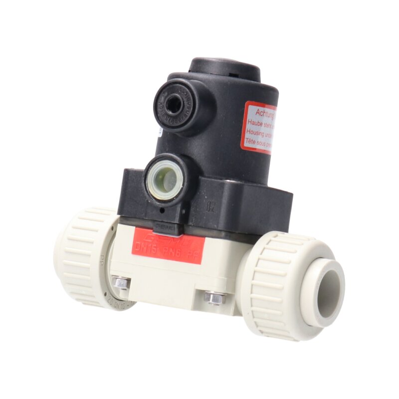 Gem&uuml; 610 15D 7 5521 Kunststoff Membranventil  Plastic Diaphragm Valve