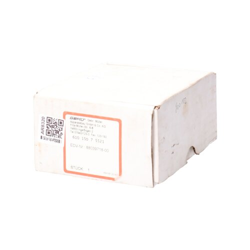 Gem&uuml; 610 15D 7 5521 Kunststoff Membranventil  Plastic Diaphragm Valve