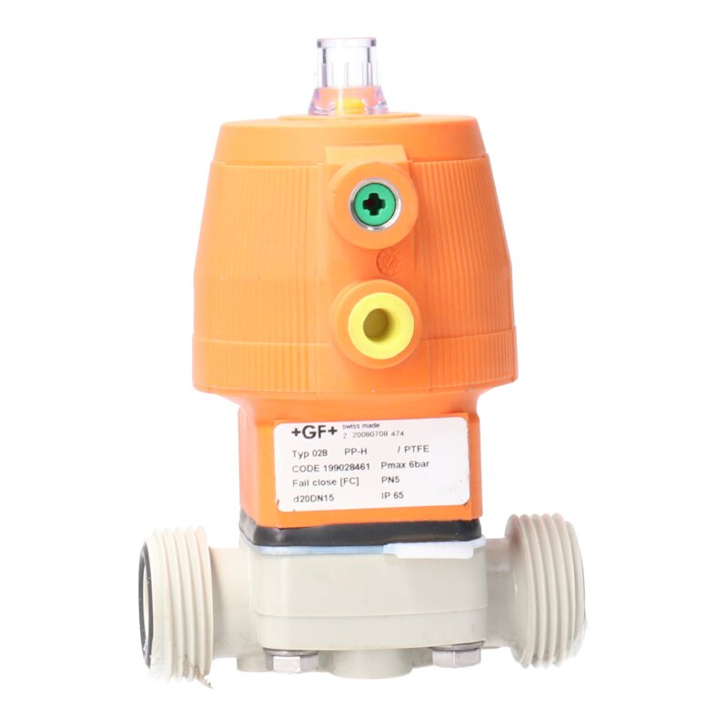 Georg Fischer +GF+ 198150097  Membranventil pneumatisch  Diaphragm Valve phneumatic