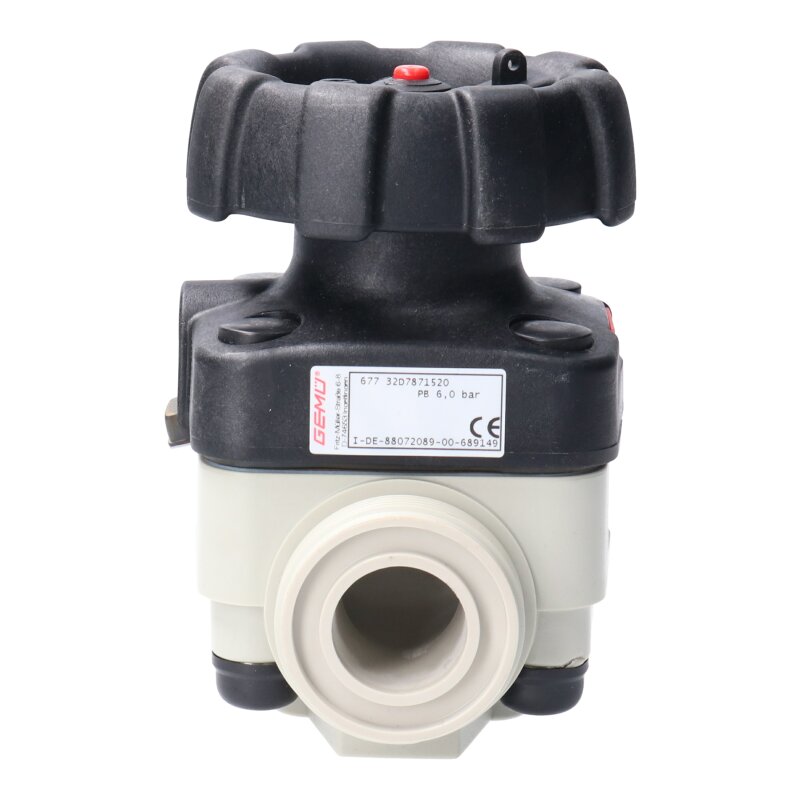Gem&uuml; 677 32D7871520 Kunststoff Membranventil  Plastic Diaphragm Valve