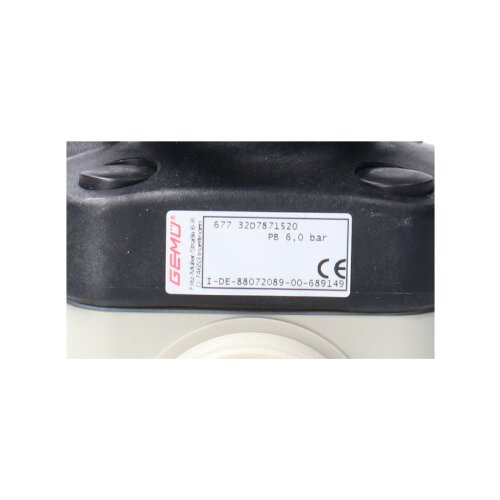 Gem&uuml; 677 32D7871520 Kunststoff Membranventil  Plastic Diaphragm Valve