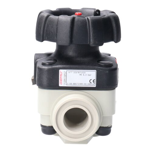 Gem&uuml; 677 32D7871520 Kunststoff Membranventil  Plastic Diaphragm Valve