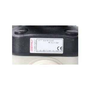 Gemü 677 32D7871520 Kunststoff Membranventil...