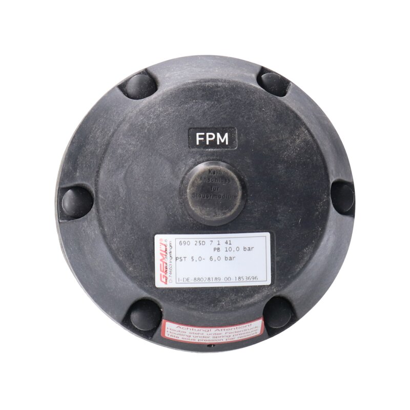 Gem&uuml; 690 25D 7 1 41 Membranventil phneumatisch  Diaphragm Valve pneumatic