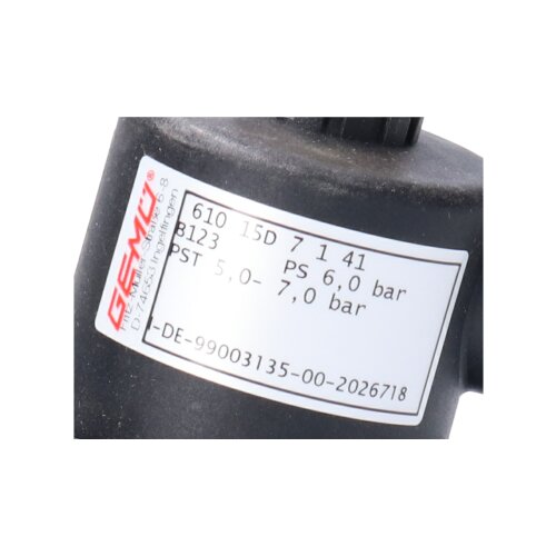 Gem&uuml; 610 15D 7 1 41 Membranventil  Diaphragm Valve