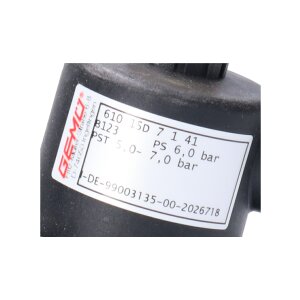 Gemü 610 15D 7 1 41 Membranventil  Diaphragm Valve