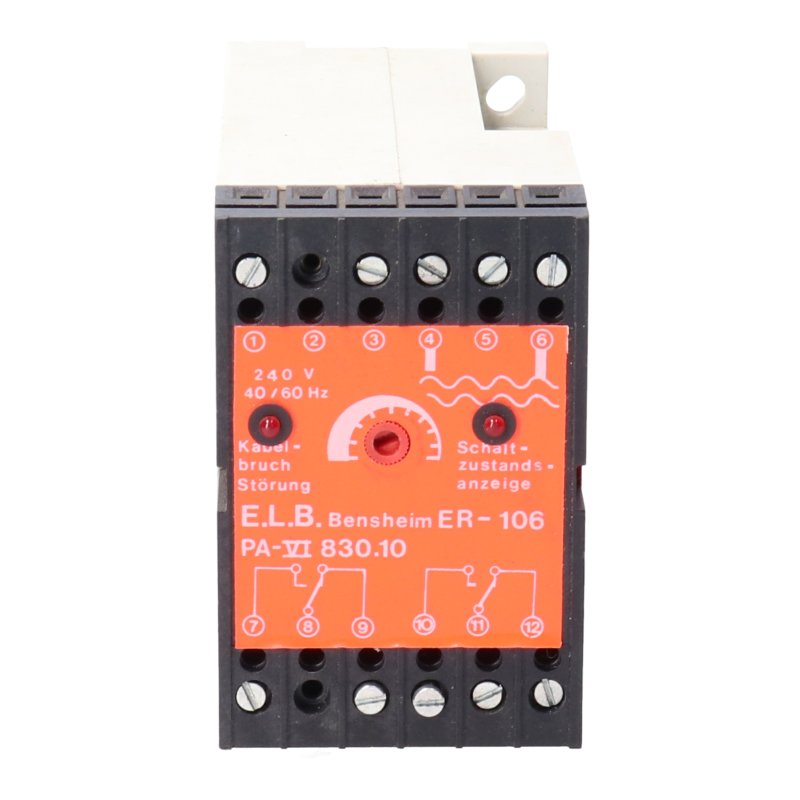 ELB ER-106 Elektroden / Zeitrelais Eletrodes Timing Relay