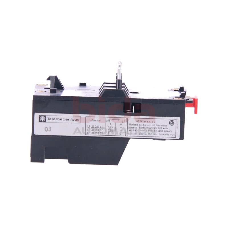 Telemecanique LR1-D09303 Motorschutzrelais Motor Protection Relay