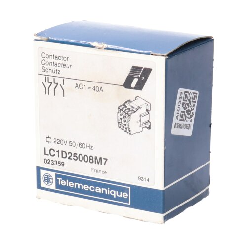 Telemecanique LC1D250008M7 Sch&uuml;tz Contactor