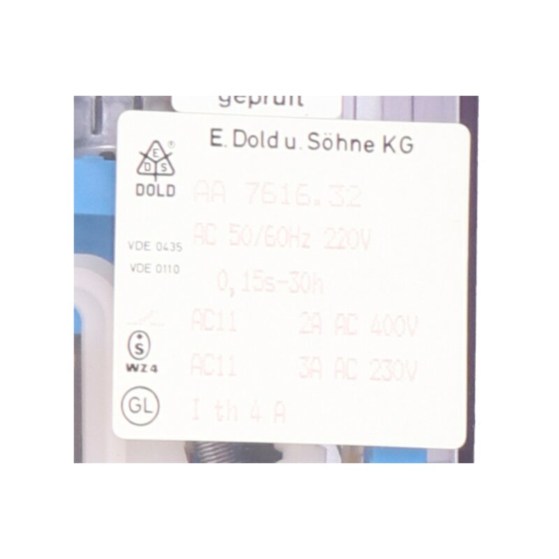 E Dold S&ouml;hne KG AA 7616.32 Zeitrelais TIME RELAY