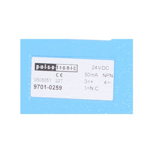 Pulsotronic 9701-0259 Inductiver N&auml;hrungssensor  INDUCTIVE PROXIMITY SENSOR