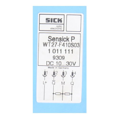 Sick WT27-F410S03 9309 Reflextions Lichttaster Photoelectric proximity switch