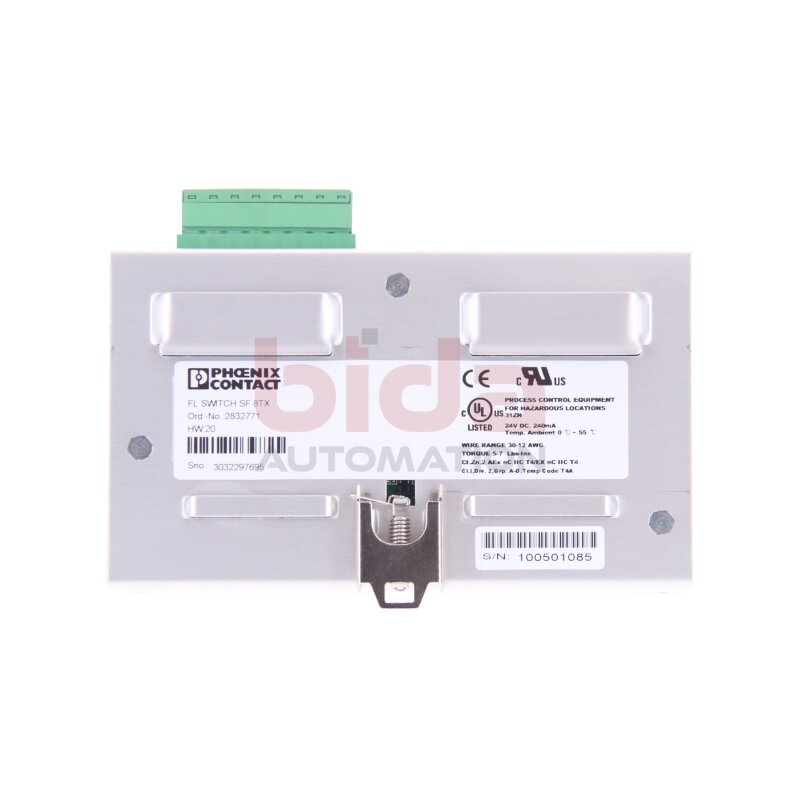 Phoenix Contact 2832771 FL Switch SF 8TX  Ethernet Kommunikations Schalter " Ethernet Switch"