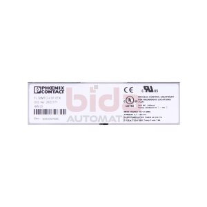 Phoenix Contact 2832771 FL Switch SF 8TX  Ethernet...