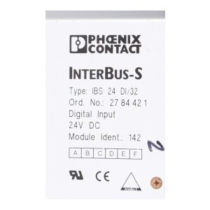 Phoenix Contact 2784421 "InterBus-S IBS 24 DI/32...