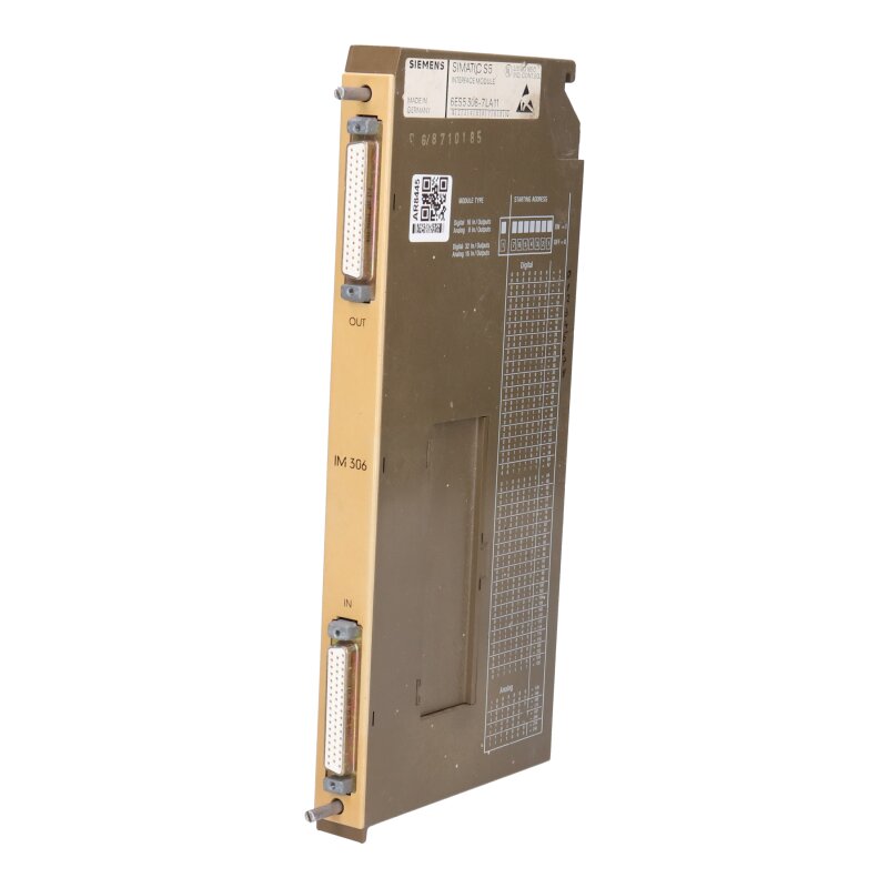 Siemens Simatic S5 6ES5 306-7LA11 / 6ES5306-7LA11 Anschaltung Connection