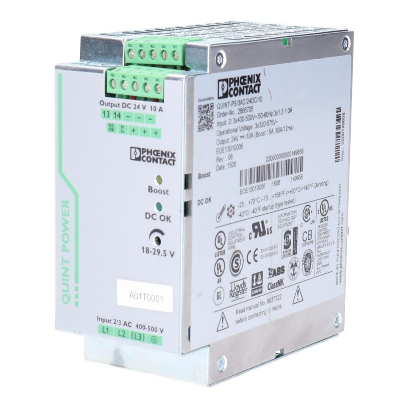 Phoenix Contact QUINT-PS/3AC/24DC/10 2866705 Stromversorgung Power Supply