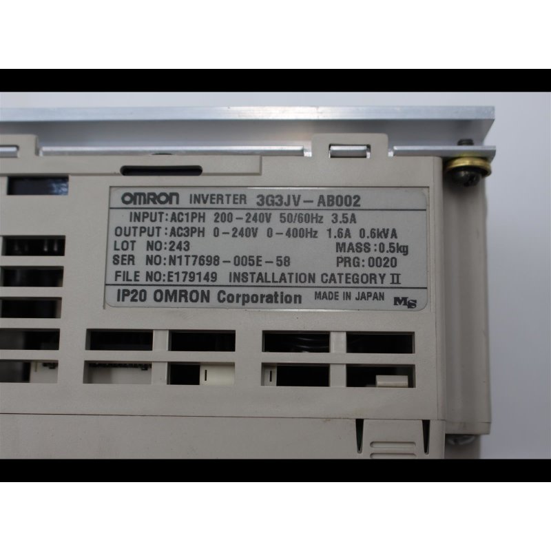 Omron 3G3JV-AB002 Inverter