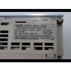 Omron 3G3JV-AB002 Inverter