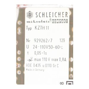 Schleicher KZTH 11 Zeitrelais Time relay