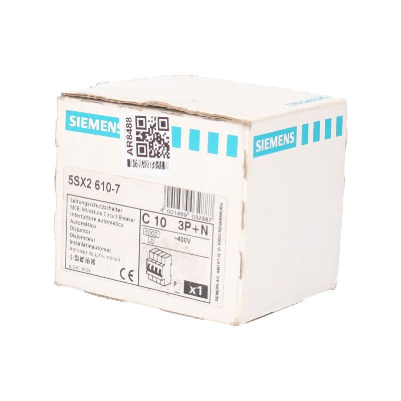 Siemens 5SX2 610-7 Leistungssch&uuml;tz Power Contactor