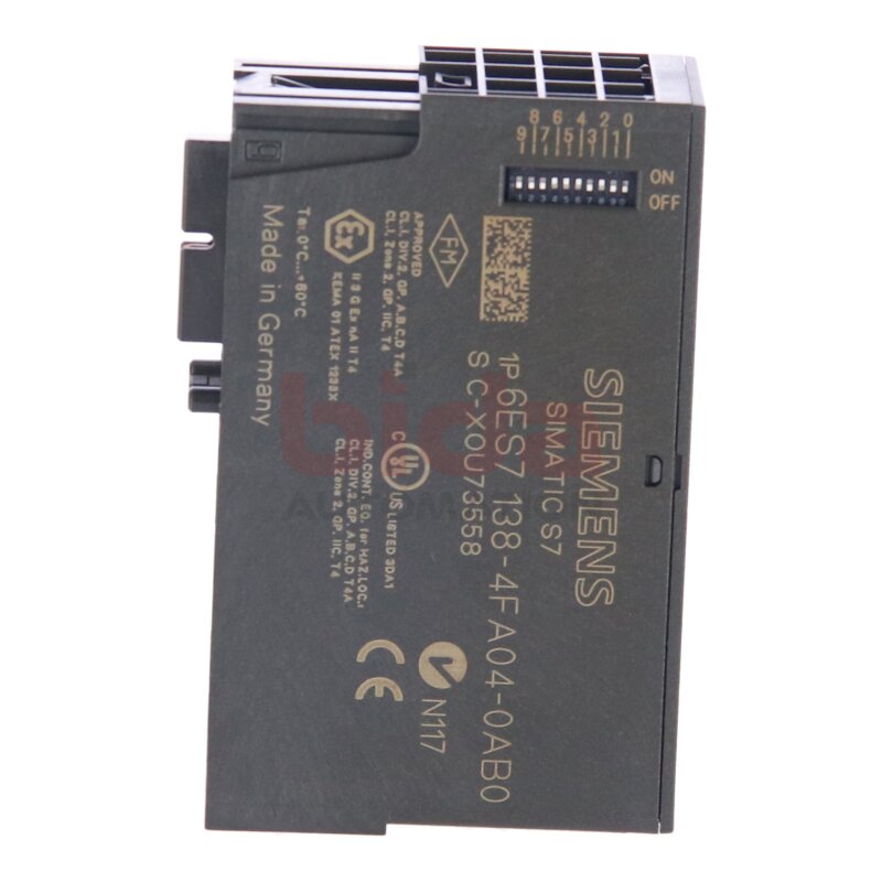 Siemens  Simatic 6ES7138-4FA04-0AB0 Profisafe Elektronik Modul Electronic Module