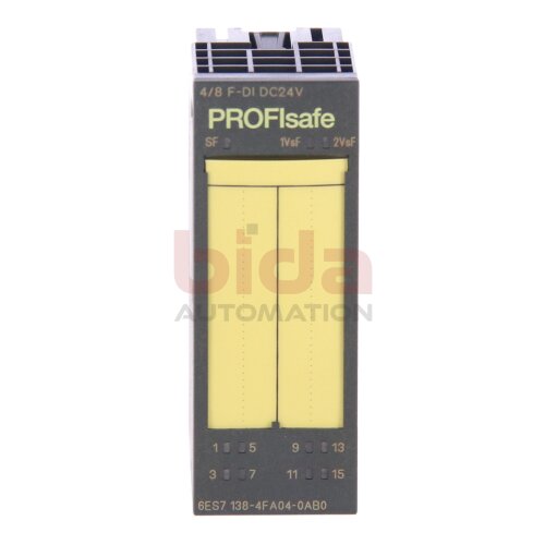 Siemens  Simatic 6ES7138-4FA04-0AB0 Profisafe Elektronik Modul Electronic Module