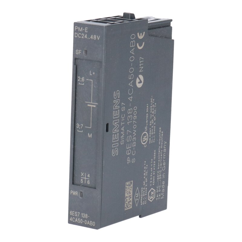 Siemens Simatic S7 6ES7138-4CA50-0AB0 / 6ES7 138-4CA50-0AB0 Leistungsmodul Power Module