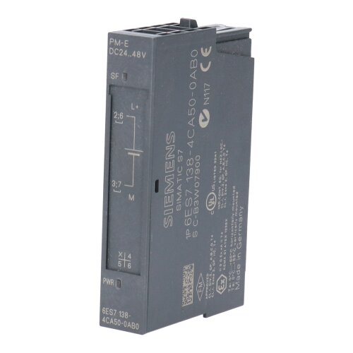 Siemens Simatic S7 6ES7138-4CA50-0AB0 / 6ES7 138-4CA50-0AB0 Leistungsmodul Power Module
