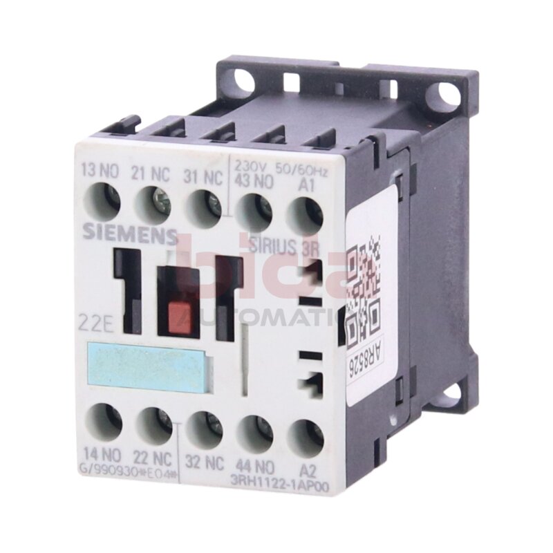 Siemens 3RH1122-1AP00 / 3RH1 122-1AP00 Leistungssch&uuml;tz Power Contactor