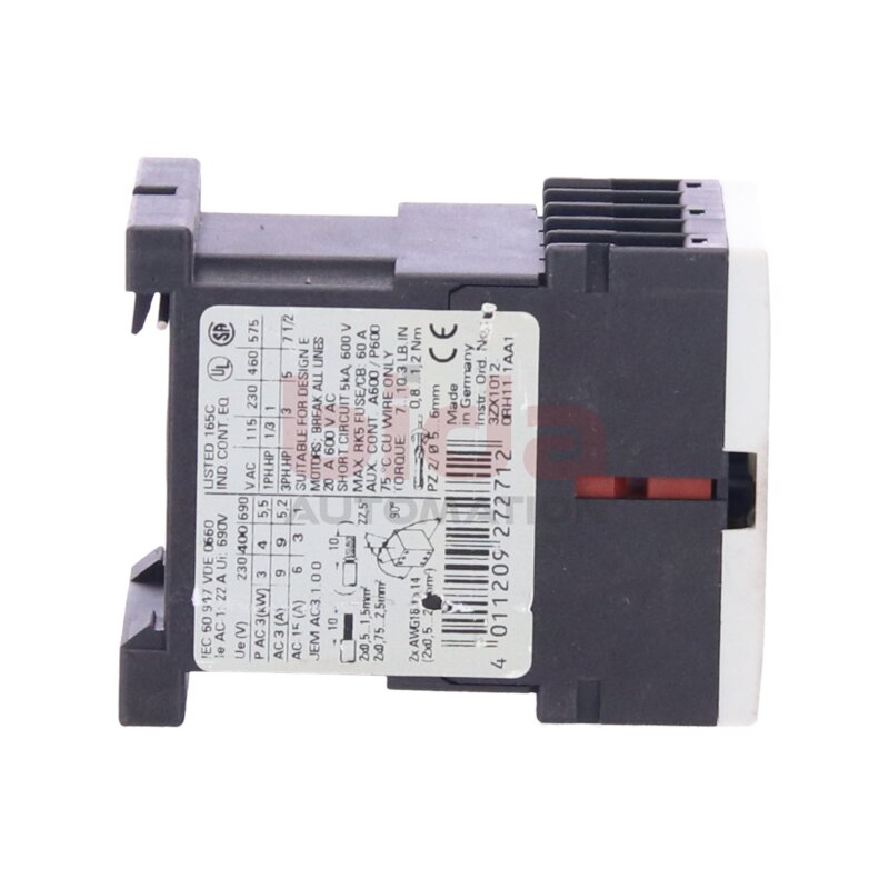 Siemens Sirius 3RT1016-1BB42 / 3RT1 016-1BB42 Leistungssch&uuml;tz Power Contactor
