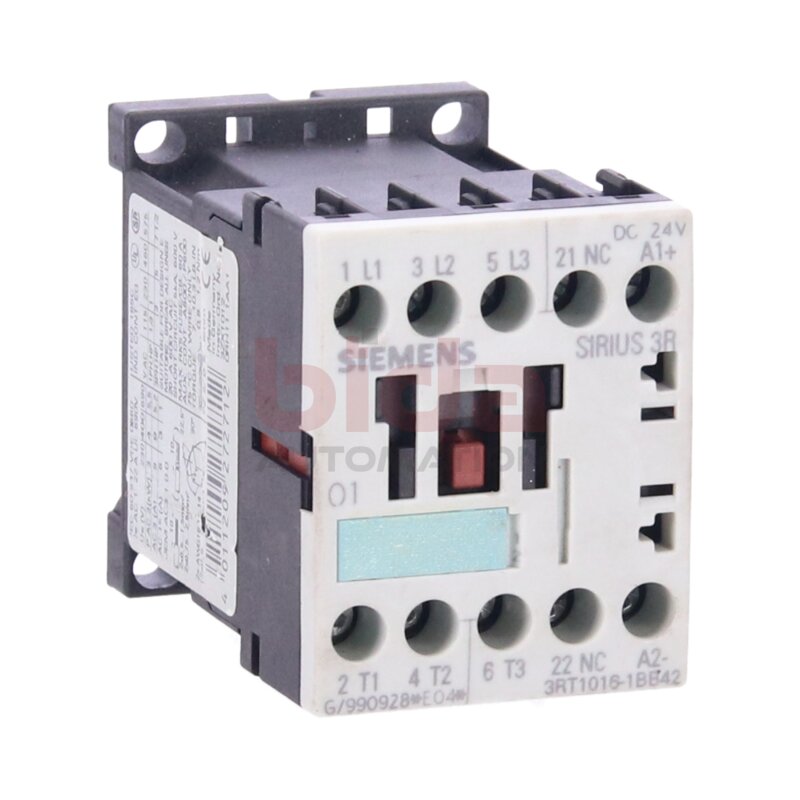 Siemens Sirius 3RT1016-1BB42 / 3RT1 016-1BB42 Leistungssch&uuml;tz Power Contactor