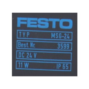 Festro MSG-24 Magnetventil Magnetic valve