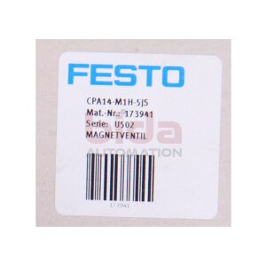 Festo CPA14-M1H-5JS 173941 Magnetventil Solenoid Valve...