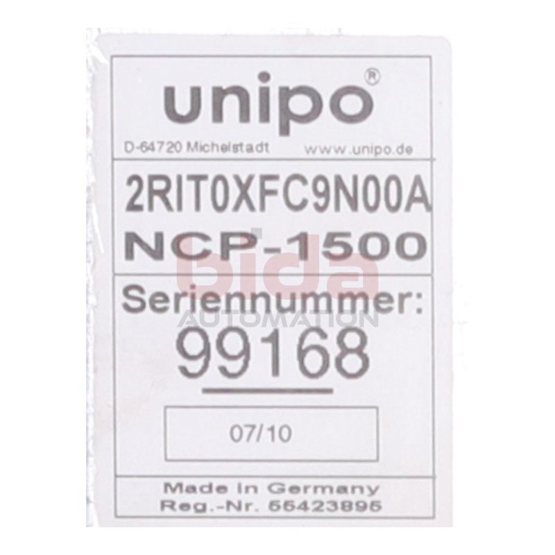 Unipo NCP-1500 Bedienterminal 2RIT0XFC9N00A operating terminal