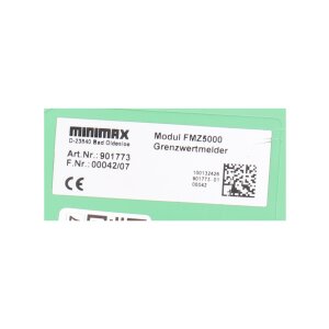 Minimax 901773 Grenzwertmelder Limit Monitor