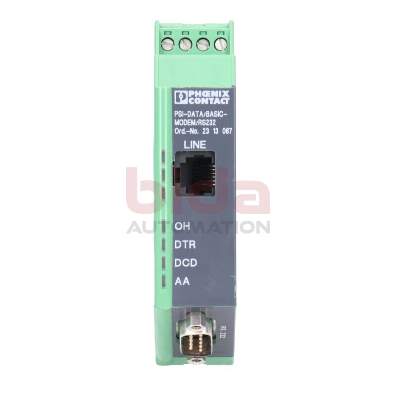 Phoenix Contact PSI-DATA/BASIC-MODEM/RS232   2313067 Industrielles Analog Modem Indusrial Analog Modem