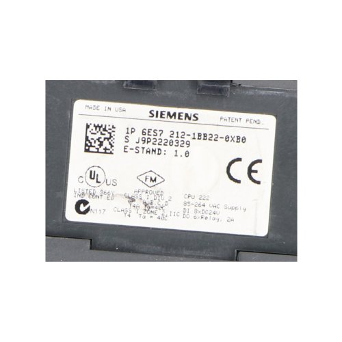 Siemens Simatic S7 200 6ES7212-1BB22-0XB0  CPU Modul CPU Module