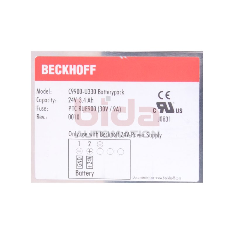 Beckhoff C9900-U330 Batteriepack Battery pack
