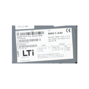 Lti SMC1-Z40 Sicherheitssteuerung Safety Control
