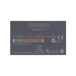 Siemens Simatic S7 6ES7 131-4BB00-0AB0 ELEKTRONIKMODULE /...