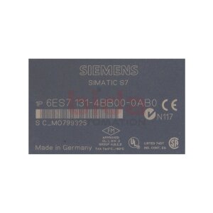 Siemens Simatic S7 6ES7 131-4BB00-0AB0 ELEKTRONIKMODULE /...