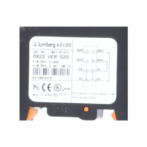 Lumberg 0922 UEM 020 Digitales Ausgangsmodul Digital Output Module