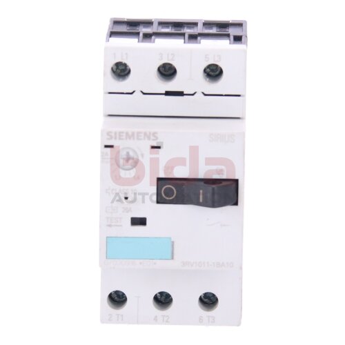 Siemens Sirius 3RV1011-1BA10 / 3RV1 011-1BA10 Leistungssch&uuml;tz Power Contactor