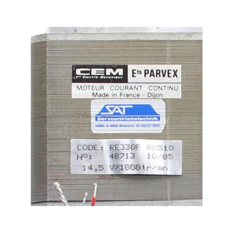 CEM RE330F R0510 Servomotor Servo Motor