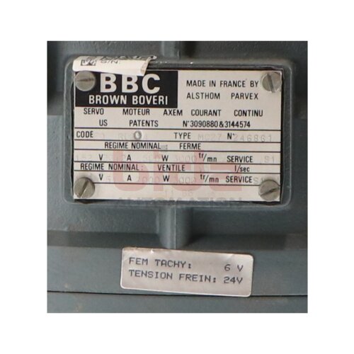 ABB Alsthom BBC MC27  R0214 Axem Servomotor Axem Servo Motor