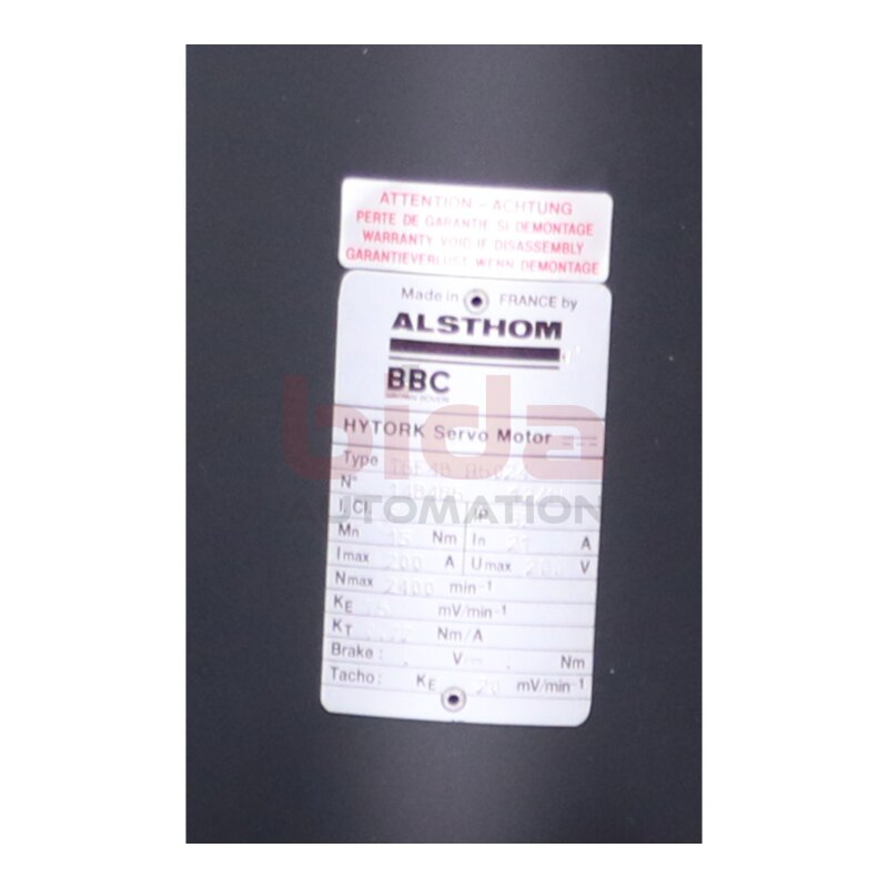 ABB Alsthom BBC T6F4B R6024 Servomotor Servo Motor